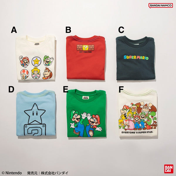 日本童裝 Branshes x Super mario 上衣 100-150cm 男童款/女童款 夏季 TOPS