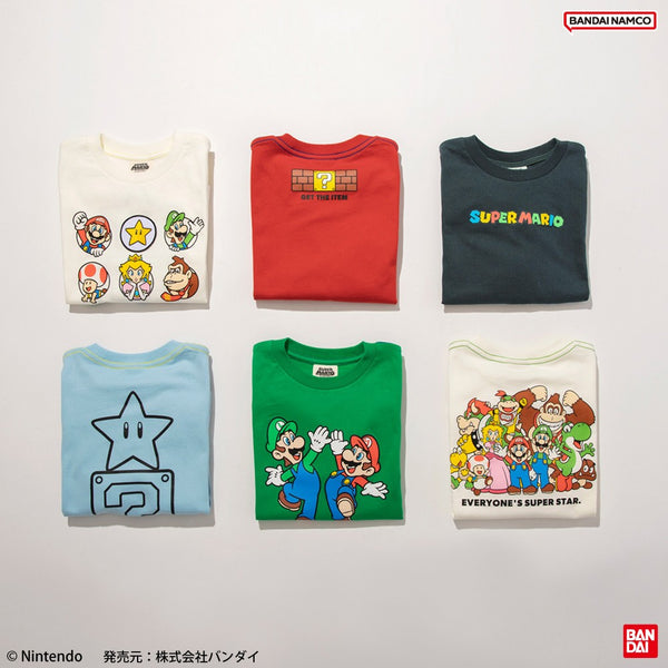 日本童裝 Branshes x Super mario 上衣 100-150cm 男童款/女童款 夏季 TOPS
