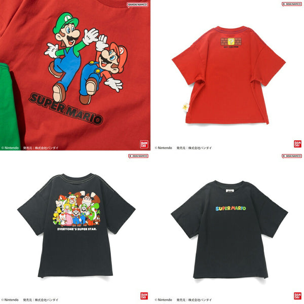 日本童裝 Branshes x Super mario 上衣 100-150cm 男童款/女童款 夏季 TOPS