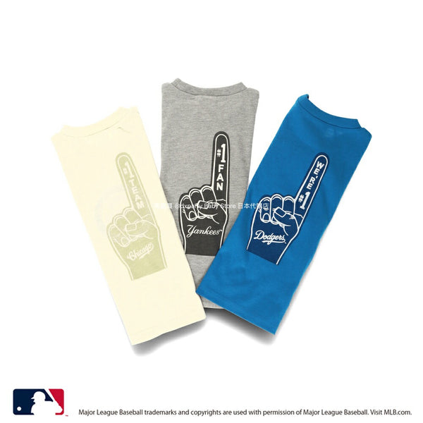 日本童裝 Branshes x MLB 印花長袖上衣 90-150cm 男童款/女童款 春夏季 TOPS