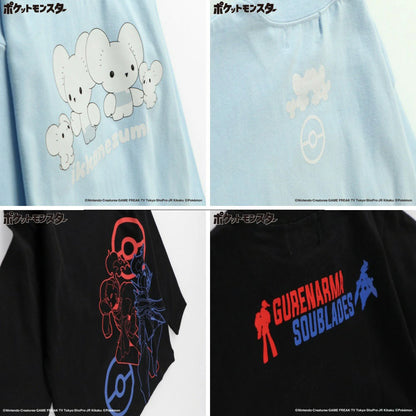 日本童裝 Branshes x Pokemon 印花長袖上衣 100-150cm 男童款/女童款 秋季 TOPS