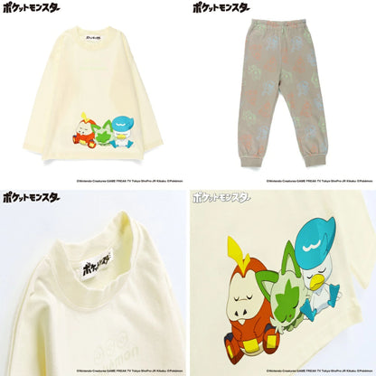 日本童裝 Branshes x Pokemon 睡衣 100-150cm 男童款 秋季 睡衣系列