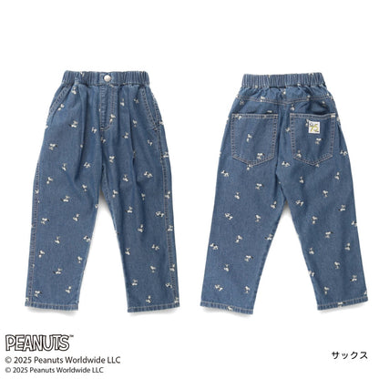 日本童裝 Branshes x PEANUTS 75周年 牛仔長褲 100-130cm 男童款/女童款 秋季 PANTS