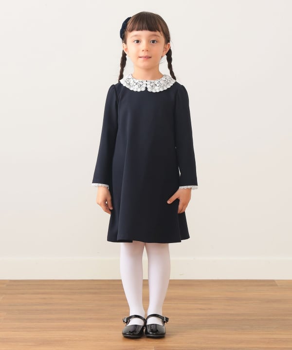 日本童裝 BEAMS mini 禮服連身裙 110-130cm 女童款 冬季 DRESSES 面試/宴會/表演