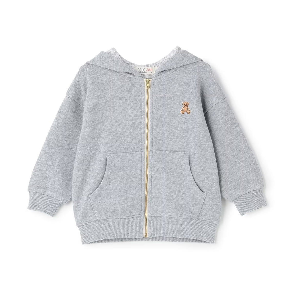 日本童裝 pe#main x【POLO BCS】衛衣外套 80-130cm 男童款/女童款 秋季 OUTERWEAR 聖誕紅/新年紅