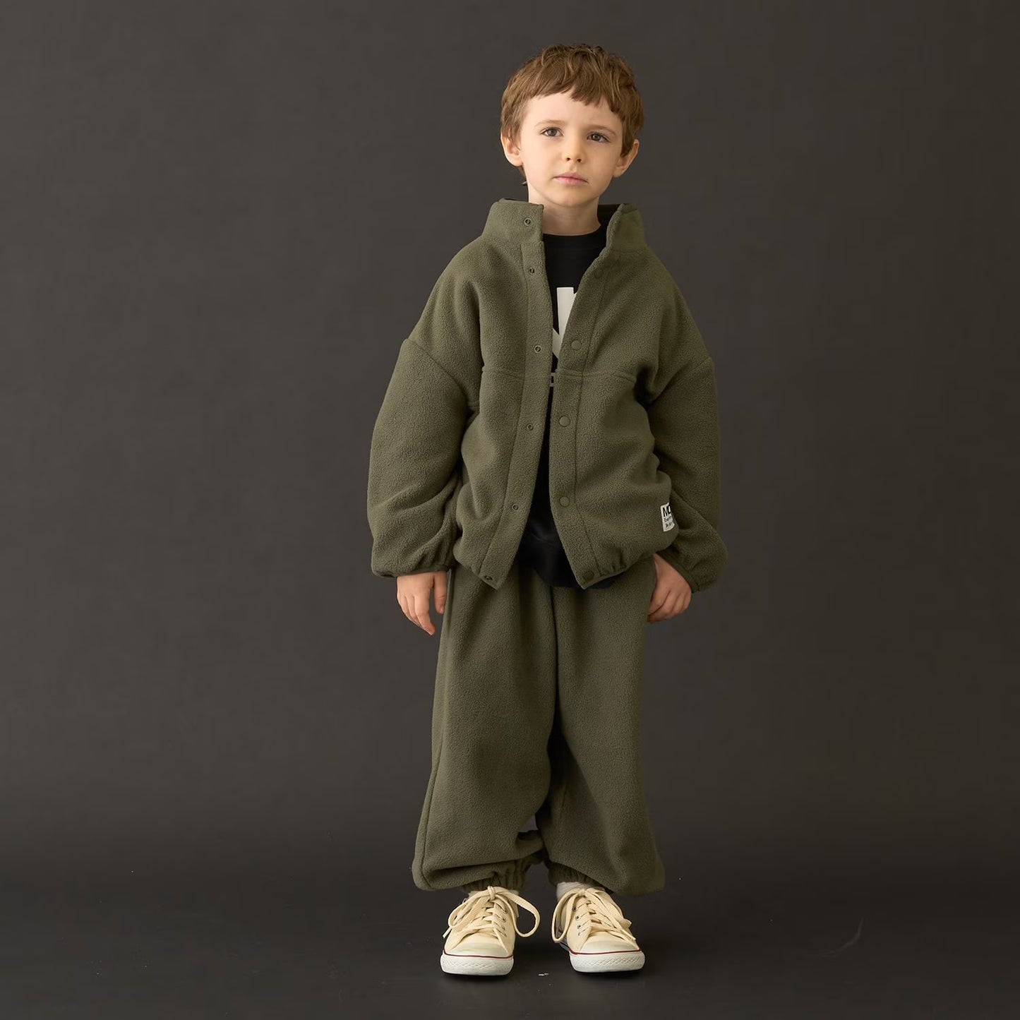 日本童裝 b・R# 抓毛運動兩件套裝 110-150cm 男童款 冬季 OUTERWEAR PANTS