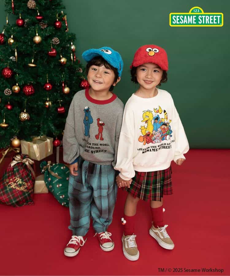 日本童裝 BREEZE 格仔長褲 80-150cm 男童款/女童款 冬季 Pants Christmas 聖誕快樂特輯 聖誕服裝/飾物配件 聖誕紅/新年紅