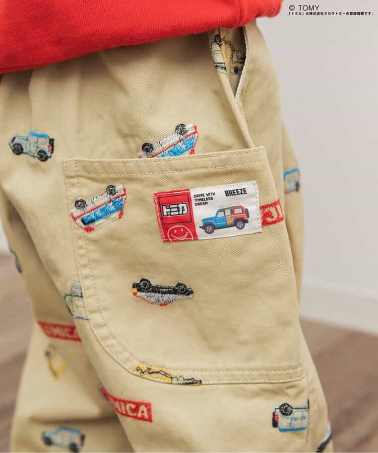 日本童裝 BREEZE x TOMICA 休閒長褲 80-130cm 男童款 冬季 PANTS