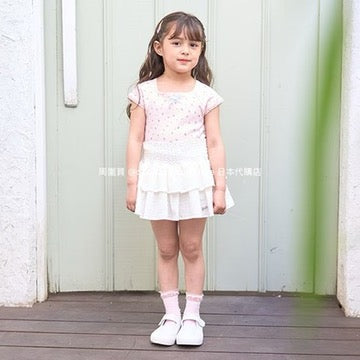 Japanese children's clothing Ly# mine lace short skirt pants 100-150cm girls summer SKIRTS PANTS 