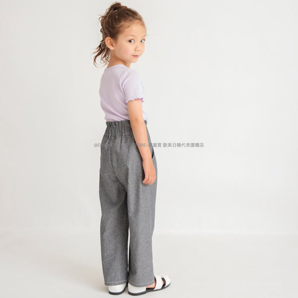 日本童裝 Branshes 闊腳牛仔褲 90-150cm 女童款 夏季 PANTS