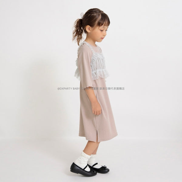 日本童裝 Branshes 薄紗連身裙套裝 90-150cm 女童款 夏季 DRESSES