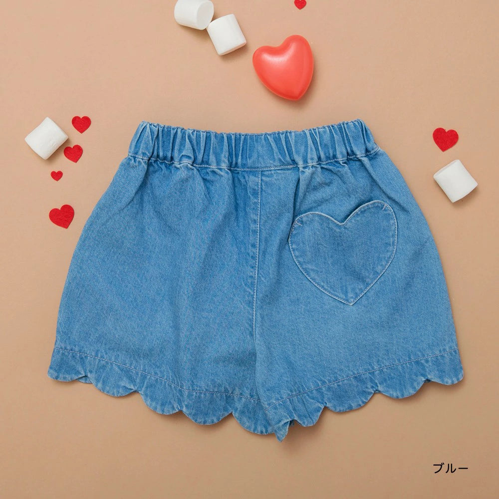 Japanese children's clothing Branches scallop silk layered waist top 90-150cm girls summer TOPS 