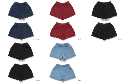 Japanese children's clothing Branches scallop silk layered waist top 90-150cm girls summer TOPS 
