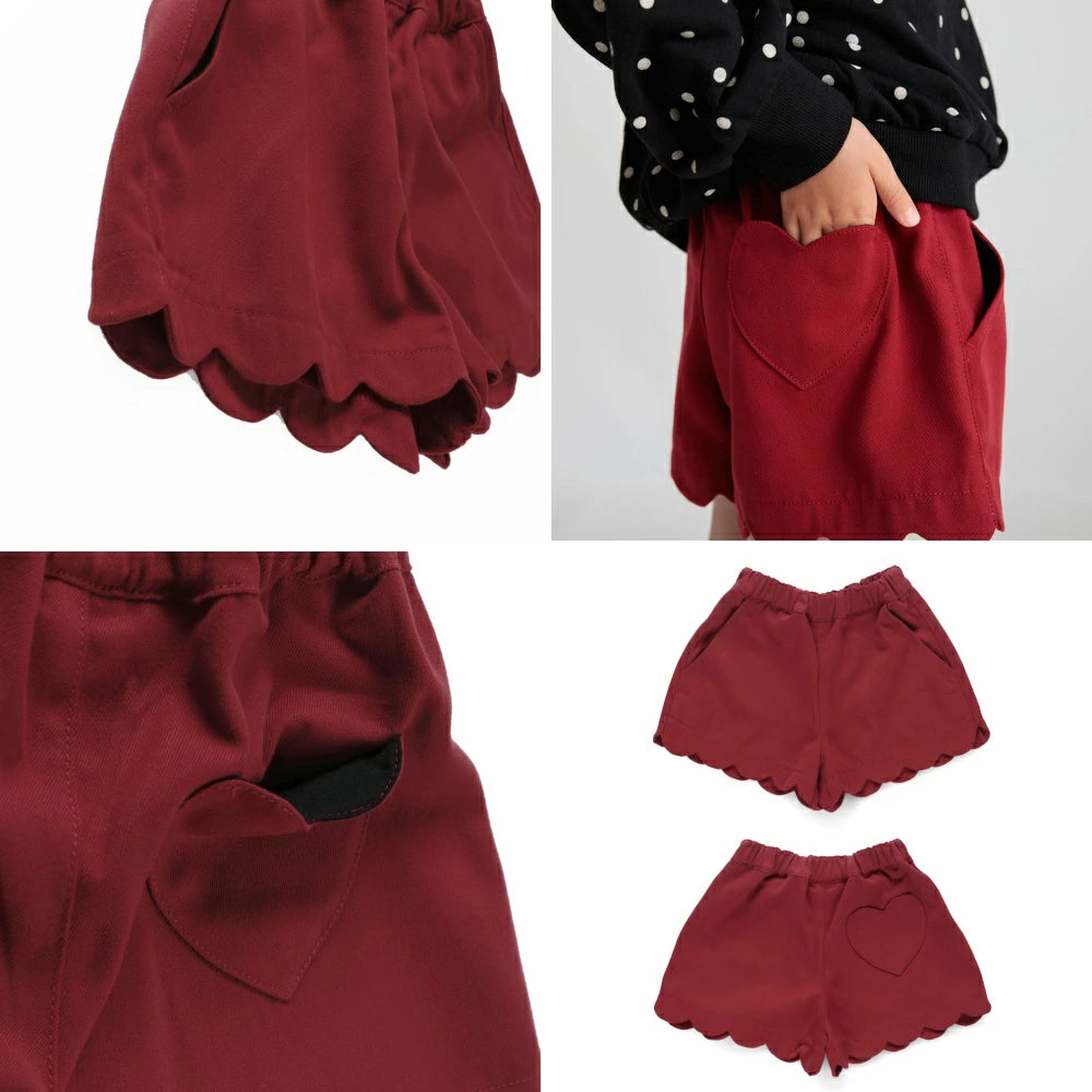 Japanese children's clothing Branches scallop silk layered waist top 90-150cm girls summer TOPS 