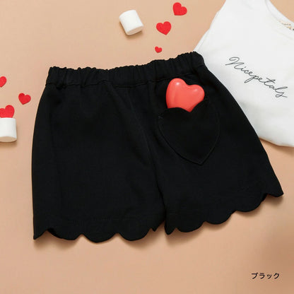 Japanese children's clothing Branches scallop silk layered waist top 90-150cm girls summer TOPS 