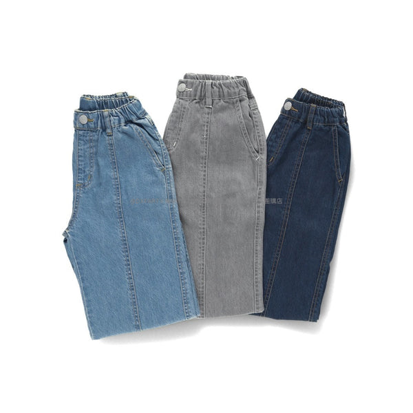 日本童裝 Branshes 闊腳牛仔褲 90-150cm 女童款 秋季 PANTS