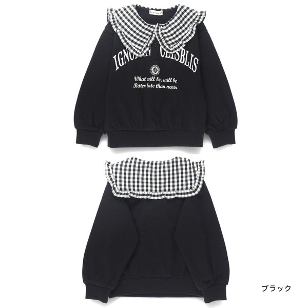 日本童裝 Branshes 翻領衛衣 80-150cm 女童款 春季 TOPS