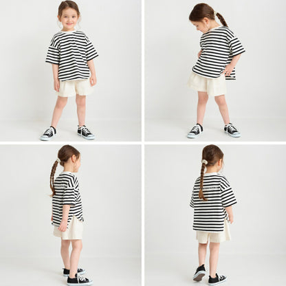 Japanese children's clothing Branches loose tops 80-160cm boys/girls spring and summer TOPS 
