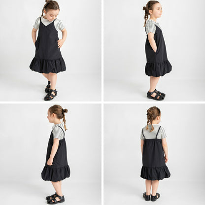 Japanese children's clothing Branches suspender bubble skirt 90-150cm girls summer dresses 