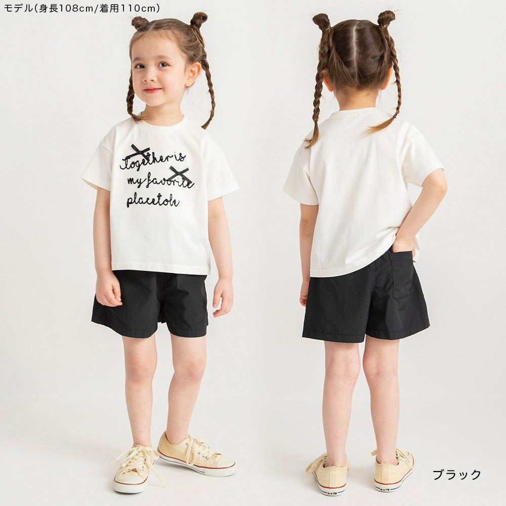 Japanese children's clothing Branches amphibious waterproof series high waist shorts 80-150cm girls summer PANTS summer swimsuit special edition 