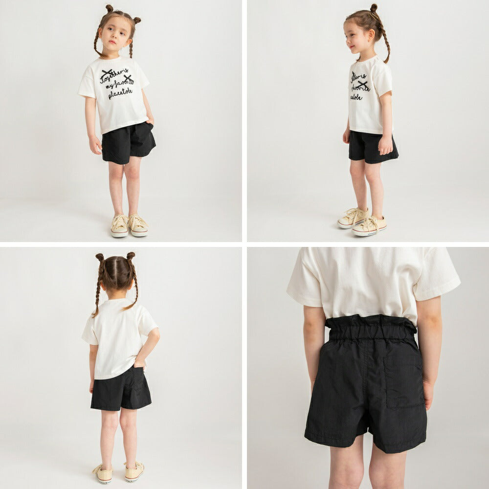 Japanese children's clothing Branches amphibious waterproof series high waist shorts 80-150cm girls summer PANTS summer swimsuit special edition 