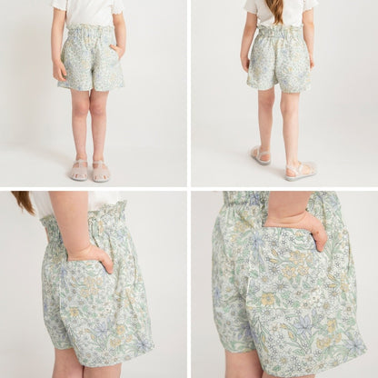 Japanese children's clothing Branches amphibious waterproof series high waist shorts 80-150cm girls summer PANTS summer swimsuit special edition 
