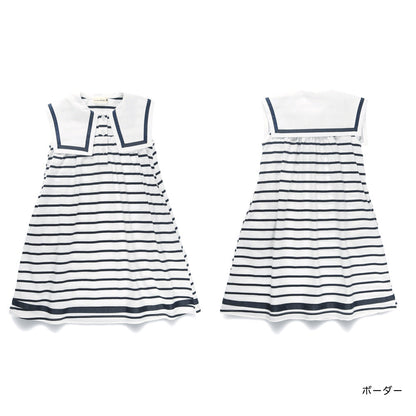 Japanese children's clothing Branches sailor collar dress 80-150cm girls summer dresses 
