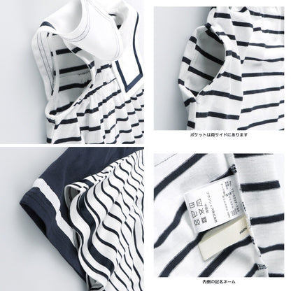 Japanese children's clothing Branches sailor collar dress 80-150cm girls summer dresses 