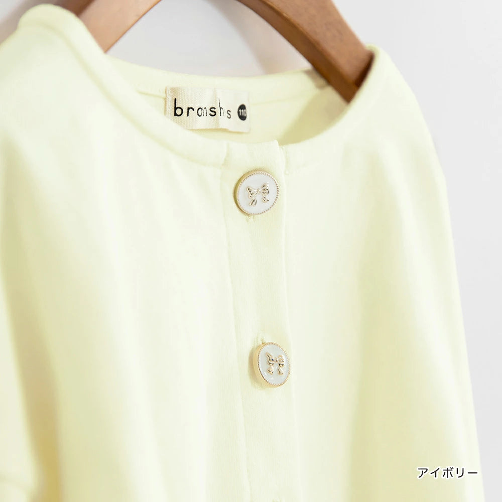 日本童裝 Branshes 休閒外套 80-150cm 女童款 秋季 OUTERWEAR 聖誕紅/新年紅