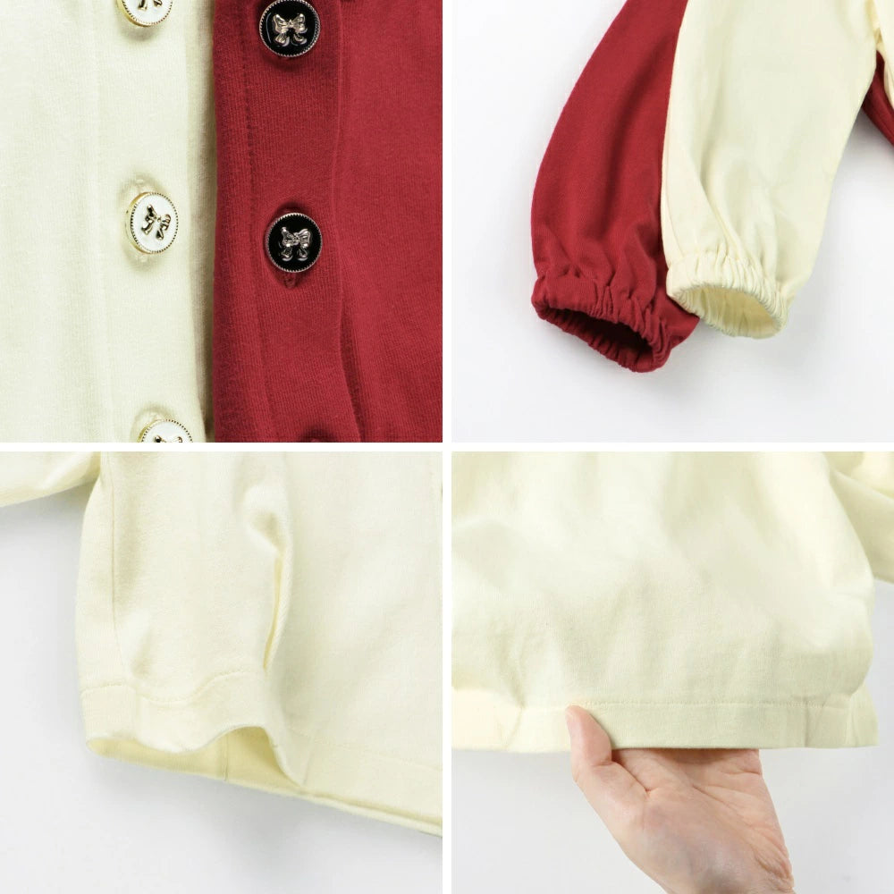 日本童裝 Branshes 休閒外套 80-150cm 女童款 秋季 OUTERWEAR 聖誕紅/新年紅