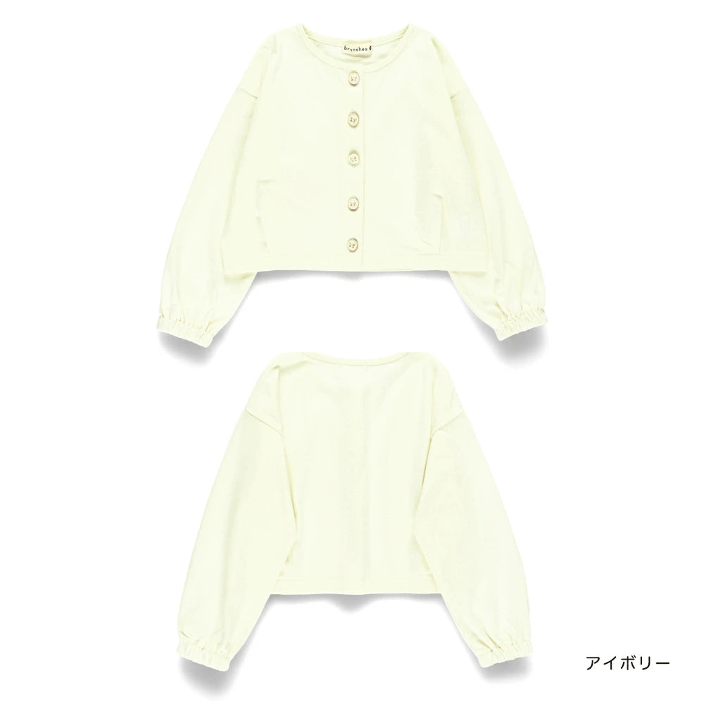 日本童裝 Branshes 休閒外套 80-150cm 女童款 秋季 OUTERWEAR 聖誕紅/新年紅