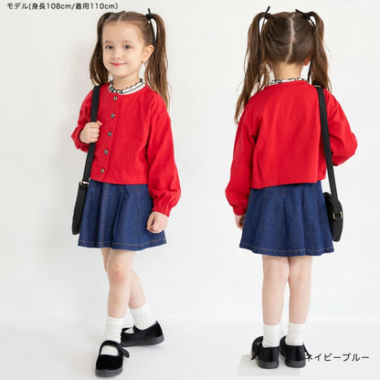 日本童裝 Branshes 傘型喇叭短裙 80-150cm 女童款 秋季 SKIRTS