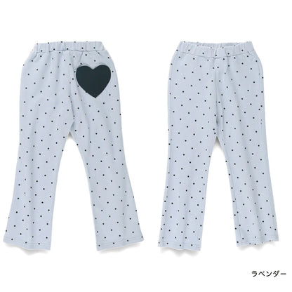 日本童裝 Branshes 心型口袋休閒長褲 80-130cm 女童款 秋季 PANTS