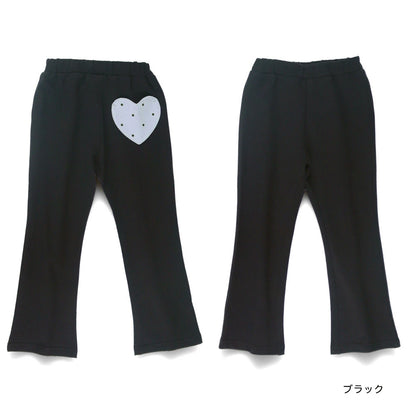 日本童裝 Branshes 心型口袋休閒長褲 80-130cm 女童款 秋季 PANTS