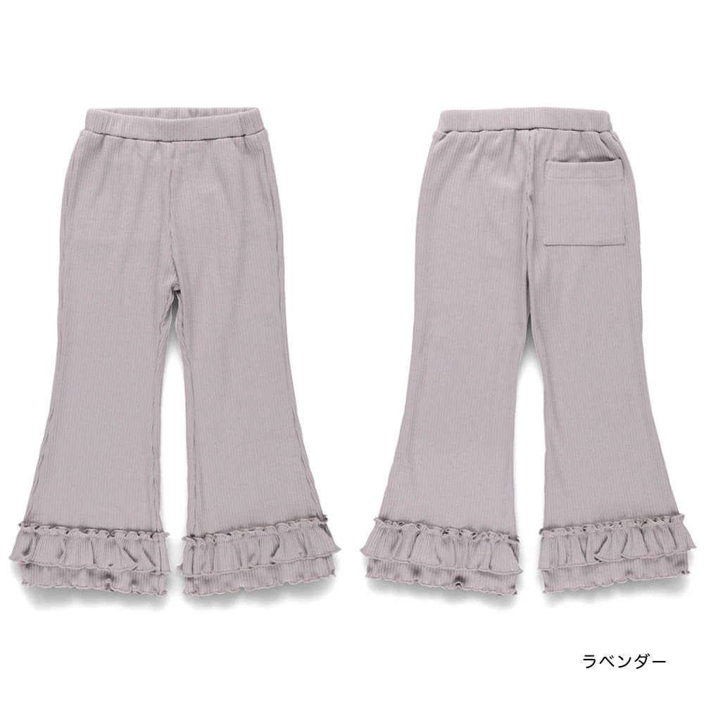 Japanese children's clothing Branches scallop silk layered waist top 90-150cm girls summer TOPS 