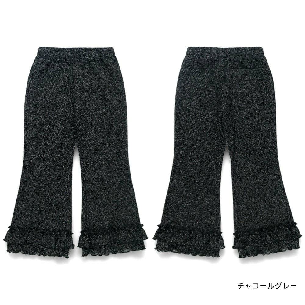 Japanese children's clothing Branches scallop silk layered waist top 90-150cm girls summer TOPS 