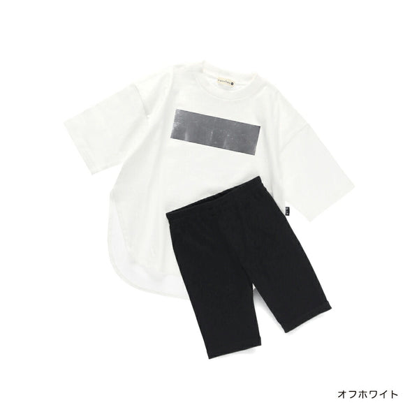 日本童裝 Branshes b.+A 寬鬆T恤緊身褲套裝 110-160cm 女童款 春季 TOPS PANTS