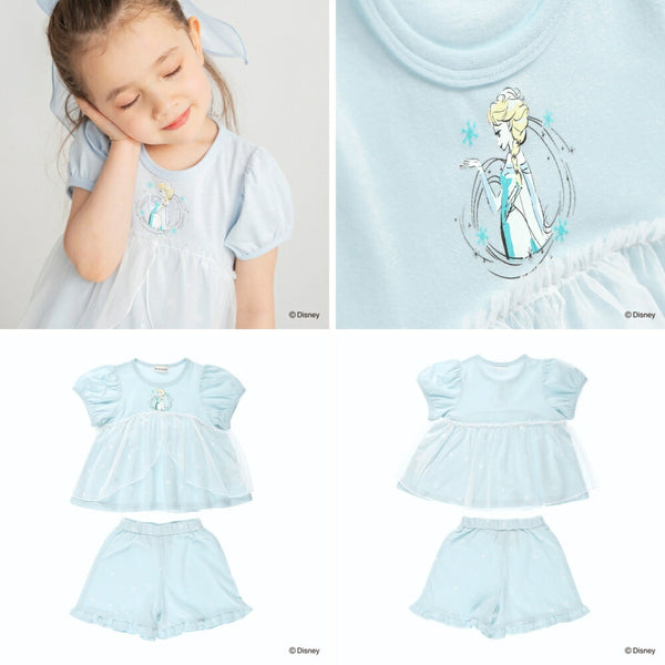 日本童裝 Branshes x Diseny 睡衣 90-130cm 女童款 夏季 睡衣系列