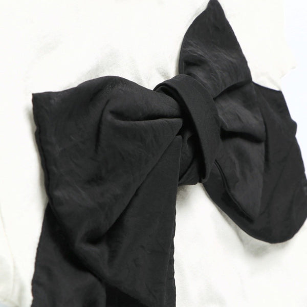 日本童裝 Branshes x b.+A 金子綾 絲帶蝴蝶結短袖上衣 90-150cm 女童款 夏季 TOPS