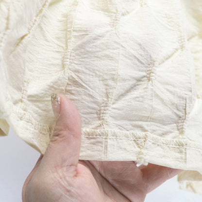 Branches x b.+A Kaneko Aya Ruffle Embroidered Dress (90-150cm) for Girls (Summer Dress) 