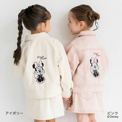 日本童裝 Branshes x Disney 刺繡圖案外套 90-150cm 女童款 秋季 OUTERWEAR