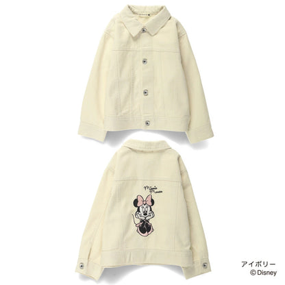日本童裝 Branshes x Disney 刺繡圖案外套 90-150cm 女童款 秋季 OUTERWEAR