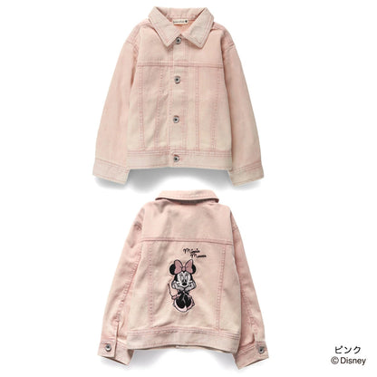 日本童裝 Branshes x Disney 刺繡圖案外套 90-150cm 女童款 秋季 OUTERWEAR