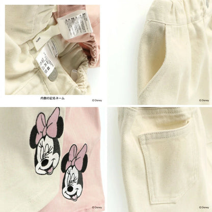 日本童裝 Branshes x Disney 刺繡牛仔短裙 80-150cm 女童款 秋季 SKIRTS