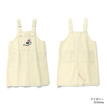 日本童裝 Branshes x Disney 刺繡圖案吊帶裙 80-130cm 女童款 秋季 DRESSES