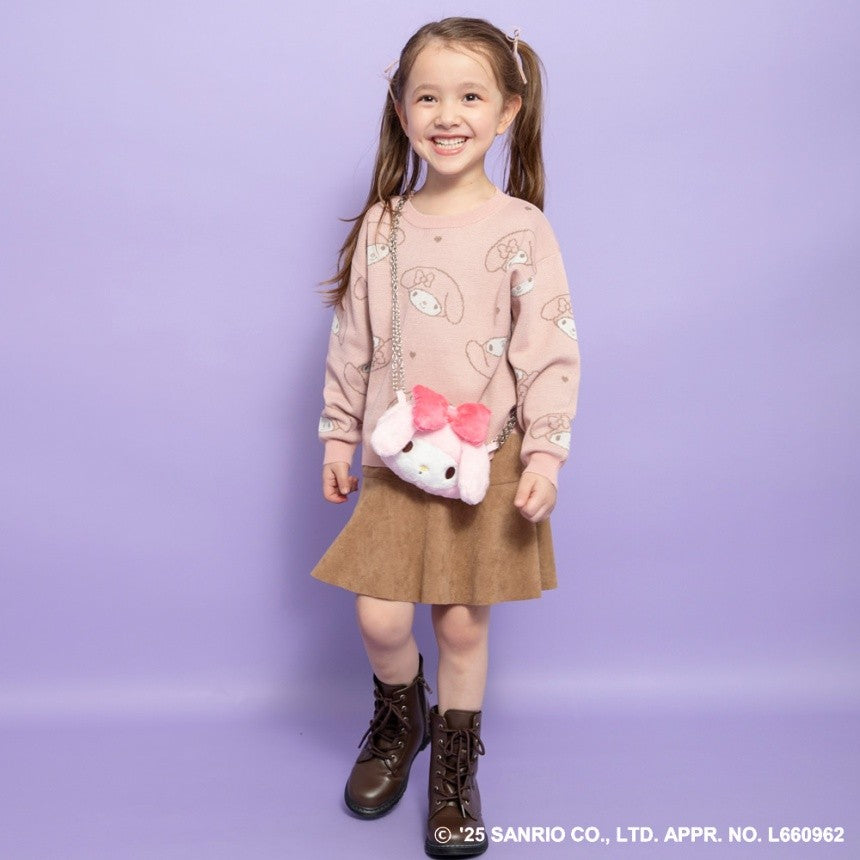 日本童裝 Branshes x Sanrio 針織毛衣 95-150cm 女童款 秋季 TOPS