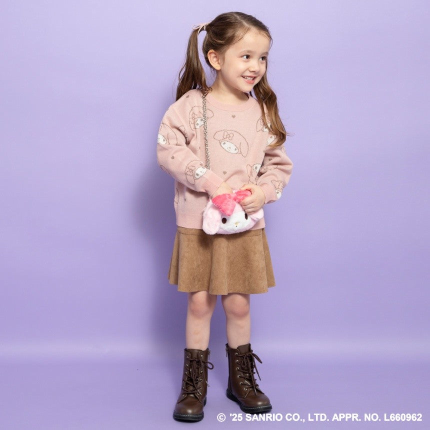 日本童裝 Branshes x Sanrio 針織毛衣 95-150cm 女童款 秋季 TOPS
