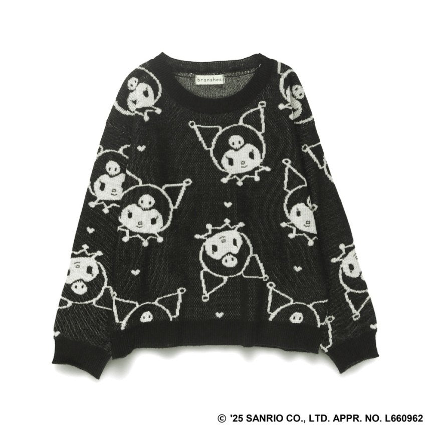 日本童裝 Branshes x Sanrio 針織毛衣 95-150cm 女童款 秋季 TOPS