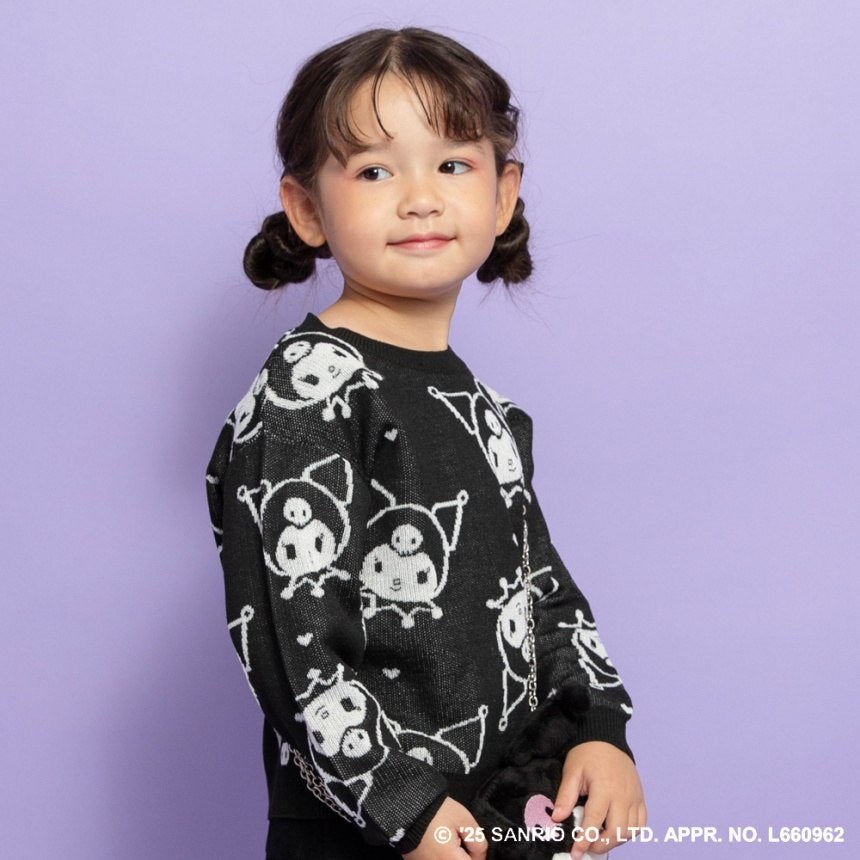 日本童裝 Branshes x Sanrio 針織毛衣 95-150cm 女童款 秋季 TOPS