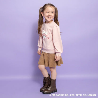 日本童裝 Branshes x Sanrio 木耳邊衛衣 80-130cm 女童款 秋季 TOPS